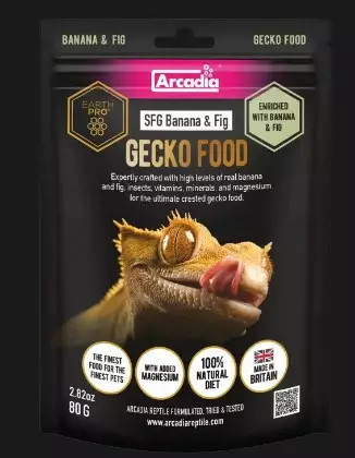 Arcadia Gecko food Banaani ja viikuna - Matelijoiden ruoat - 5018296001446 - 1