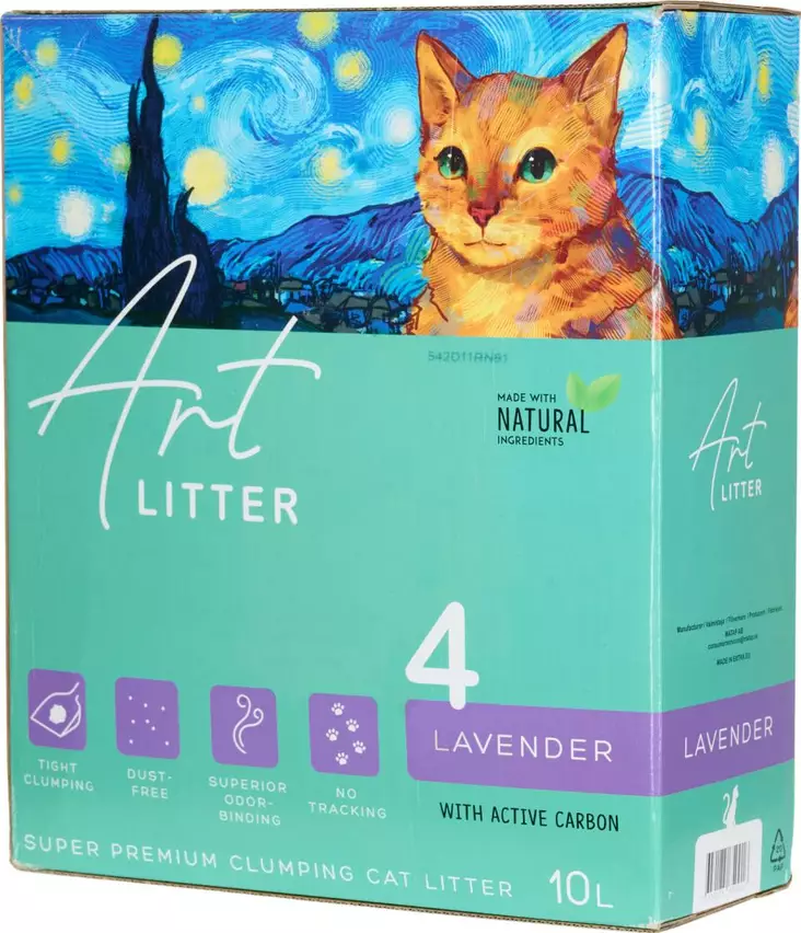 Art Litter Lavender 10L - Muut kissanhiekat - 7350175650016 - 1