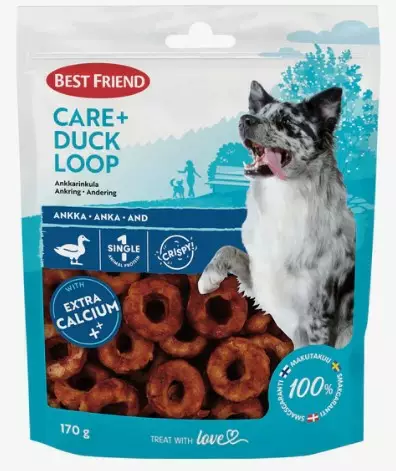 Best Friend Care+ Ankkarinkula 170g - Koiran makupalat ja herkut - 5700551172656 - 1