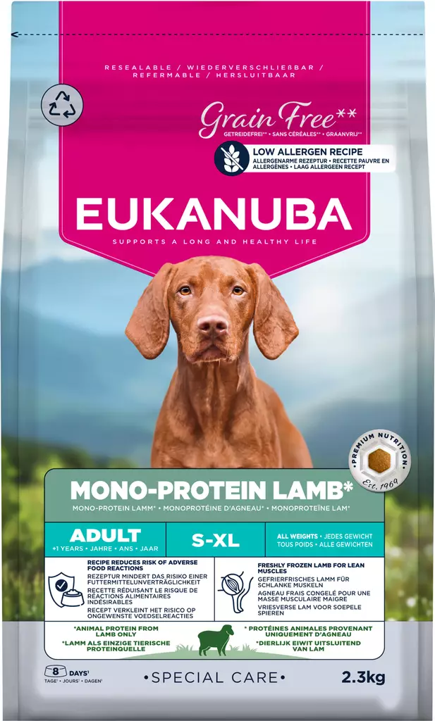Eukanuba Special Care Mono Protein Lamb - Eukanuba kuivaruoat - 8710255199856 - 1