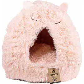Kissan Iglu vaalenpunainen 46x46x48 - Kissan pedit ja pesät - 7330002059236 - 1