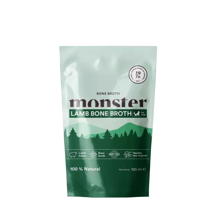 Monster Dog Bone Broth Lamb - Monster märkäruoat - 7350040130476 - 1