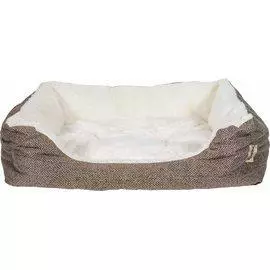 Ozami Bosse ruskea/valkoinen peti - Koiran pedit - 7330002057676 - 1