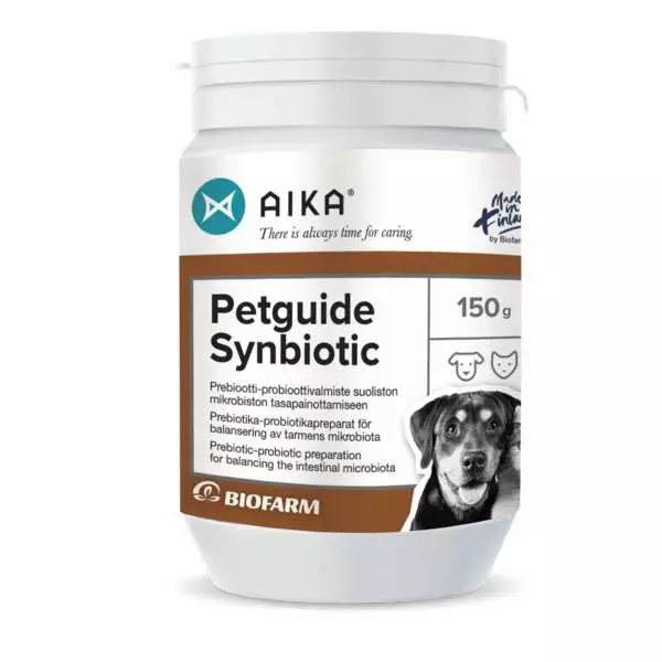 AIKA Petguide Synbiotic 75g - Koiran suoliston hyvinvointi - 6416225009676 - 2