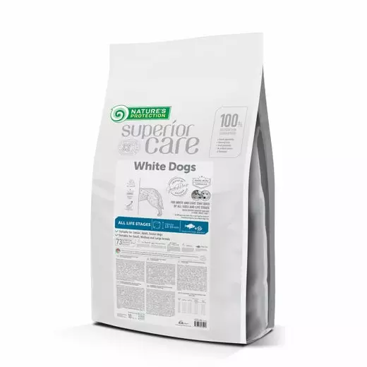 SC DOG White Vaalea kala & riisi - Nature's Protection kuivaruoat - 4771317475916 - 1