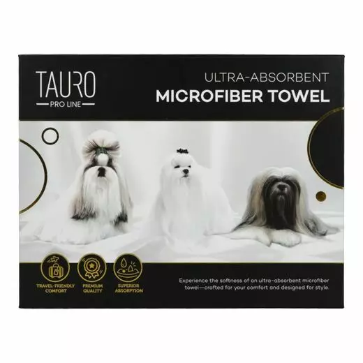 TPL Mikrokuitupyyhe, 3 eri rotua - Koiran trimmaus - 4778006704036 - 1