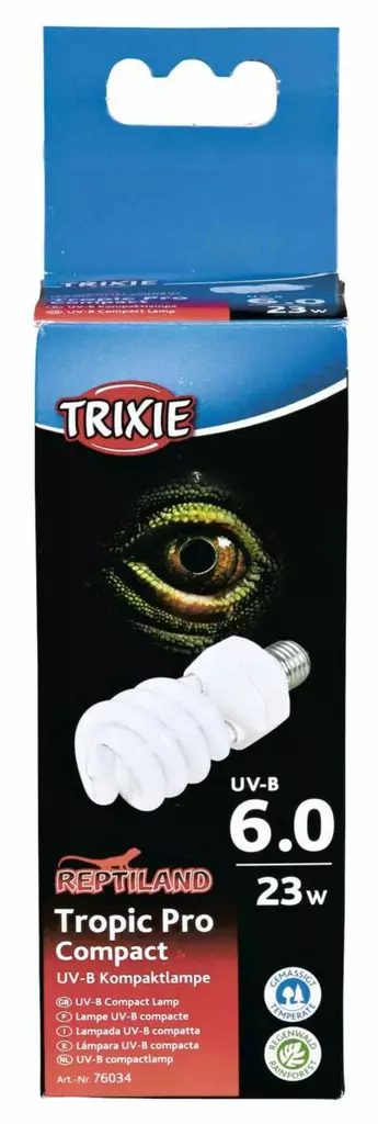 Trixie tropic compact 23w uvb 6 lamppu - Terraarion valaistus - 4011905760346 - 1