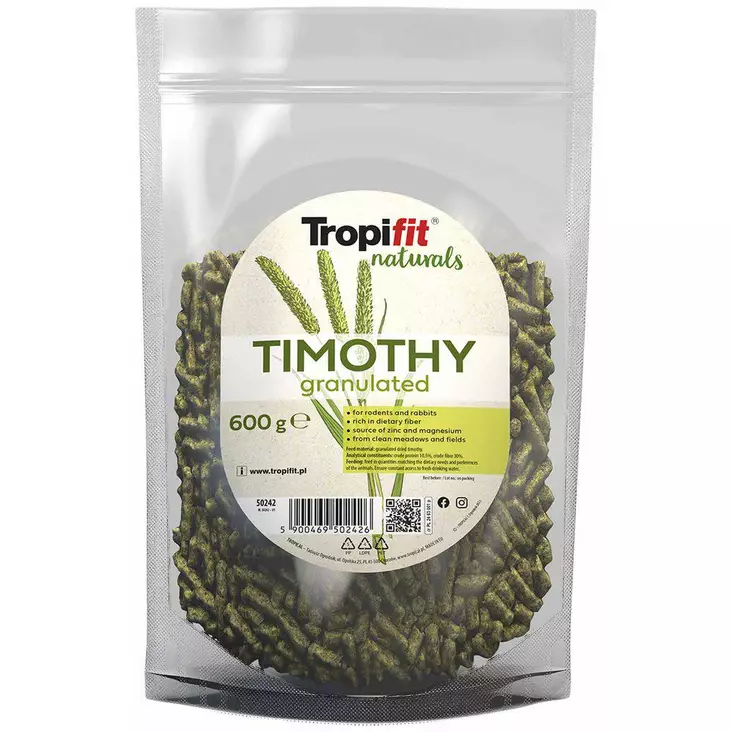 Tropifit Timoteipelletti 600g - Kanien ja jyrsijöiden pelletit - 5900469502426 - 1