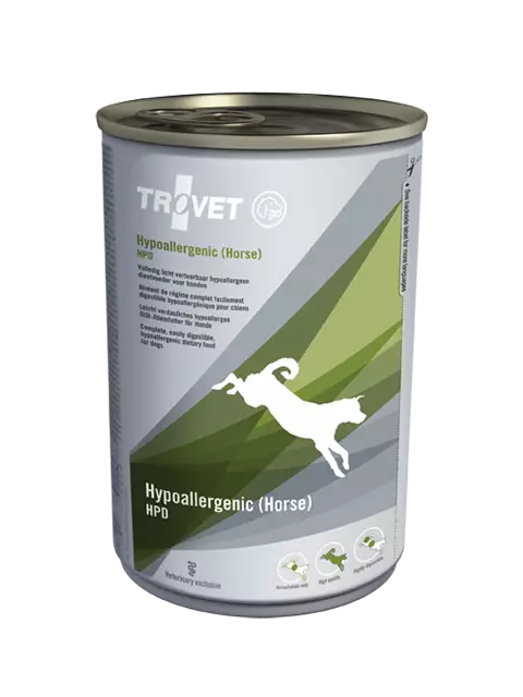 Trovet Hypoallergenic 400g hevonen - Eläinlääkäriruuat - 8716855946 - 2