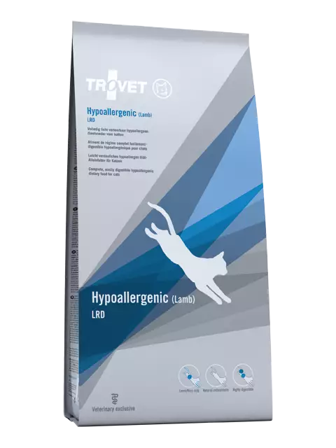 Trovet Hypoallergenic cat lammas - Kissan eläinlääkärisarjan kuivaruuat - 8716811001496 - 1