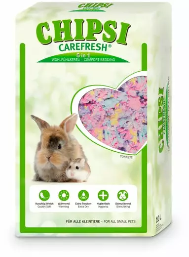 Chipsi Carefresh confetti 10l - Purut ja muut pohjamateriaalit - 066380001327 - 1