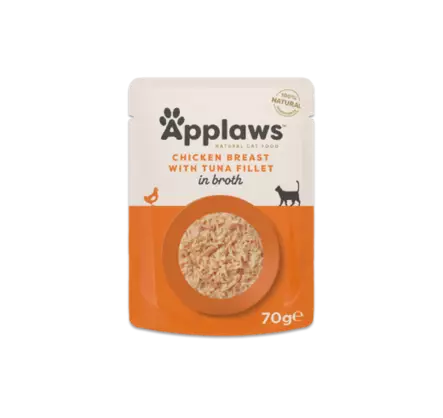 Applaws kananrinta ja tonnikalafile 70g - Applaws märkäruoat - 5060708563257 - 1
