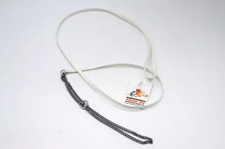 Asop Ketjutalutin valkoinen 25cm - Koiran näyttelytaluttimet - 6418580121307 - 2