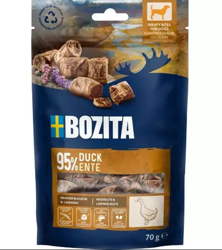 Bozita meatybites Duck 70g - Koiran makupalat ja herkut - 7311030711617 - 1