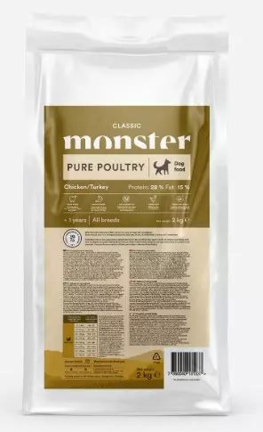 Monster Dog Classic Pure Poultry - Monster kuivaruoat - 7350040131237 - 1