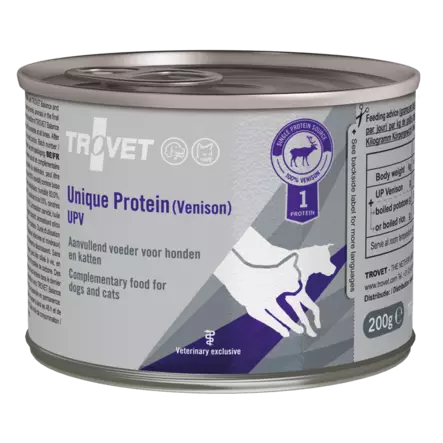 Trovet dog/cat UPV Unique protein peura - Eläinlääkäriruuat - 8716811031417 - 1