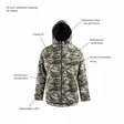 Paikka Human Visibility Raincoat camo - Omistajan vaatetus - 6430076463647 - 3