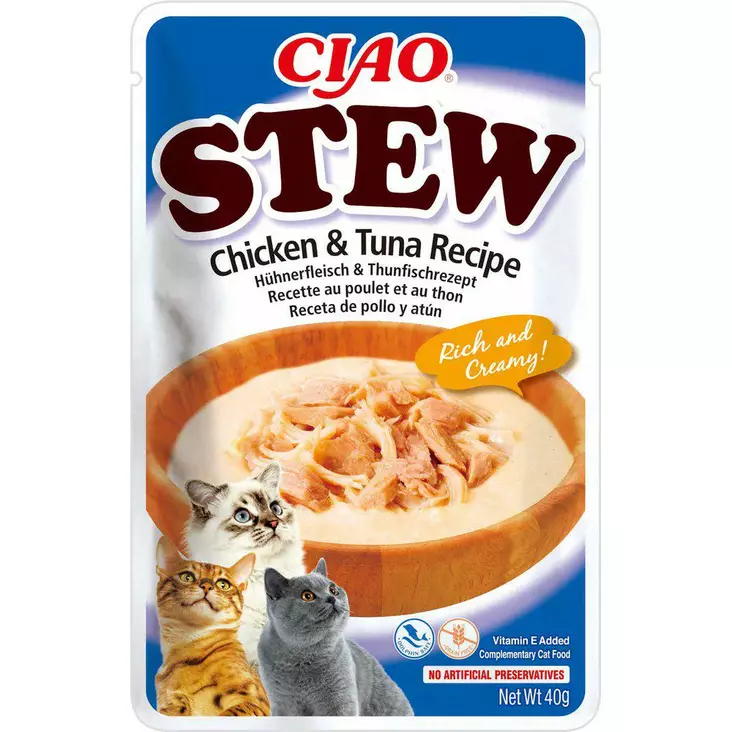 Ciao Stew kana & tonnikala 40g - Kissan muut märkäruoat - 4262365738417 - 1