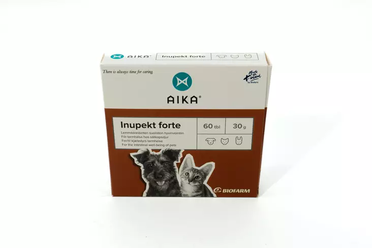 Inupekt forte 60 tbl - Koiran suoliston hyvinvointi - 6416225020077 - 1