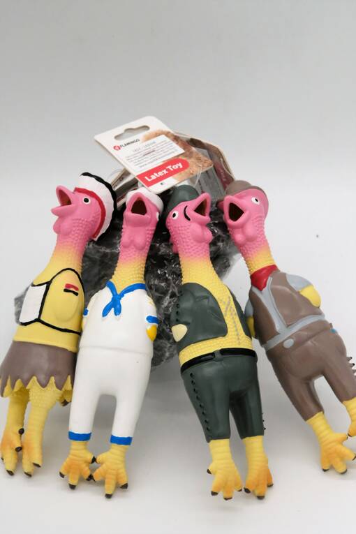 Koiranlelut lateksi hahmot village peopl - Koiran lateksi- ja muovilelut - 5411290181907 - 1