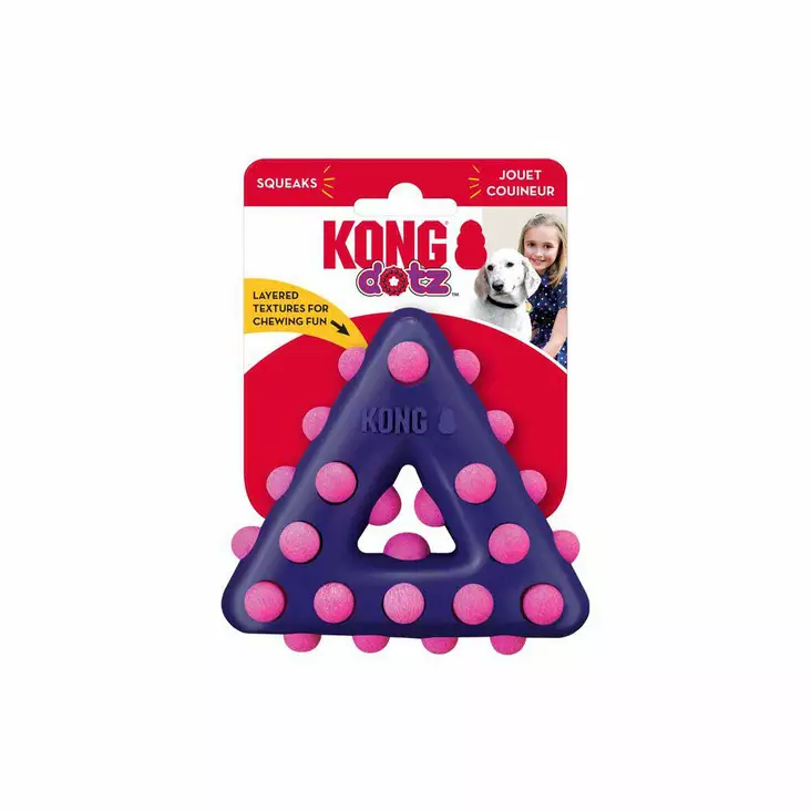Kong Dotz Triangle - Koiran lateksi- ja muovilelut - 035585401027 - 1
