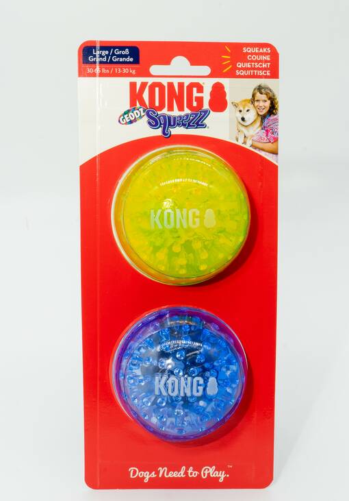 Kong Squeezz Geodz Ball 2kpl L - Koiran pallot - 035585494227 - 1