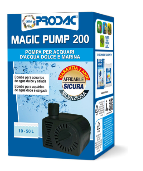 Prodac Magic pump - Akvaarion kiertovesipumput - 8018189150197 - 1