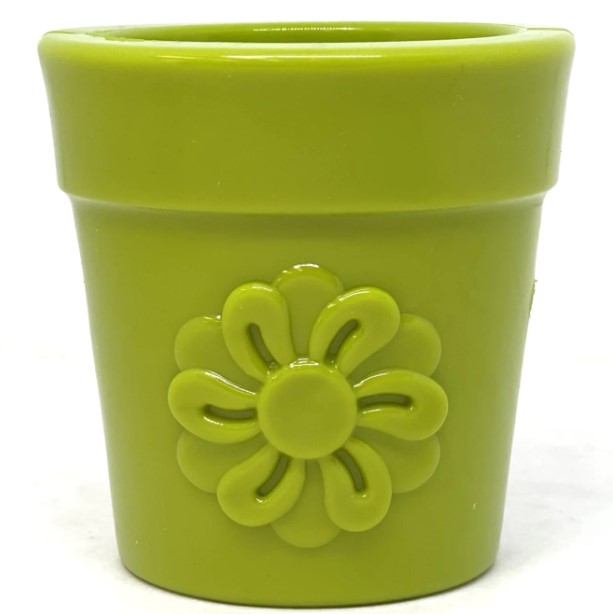 SodaPup Flower Pot Vihreä L 1,9dl - Koiran muoviset ruokakupit - 810216026547 - 1
