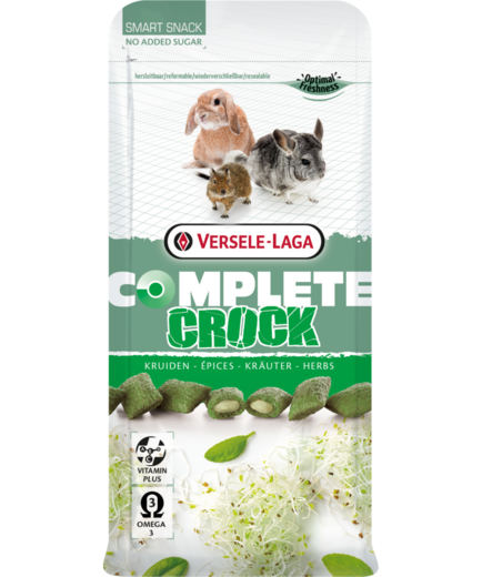 Versele laga Complete Crock Herbs 50g - Muut jyrsijän ja kani  herkut - 5410340613047 - 1