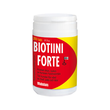 Vitabalans Biotiini Forte 250 tbl - Koiran ihon ja turkin hyvinvointi - 6410530012277 - 1