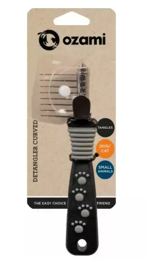 Ozami käyräteräinen takkukampa - Muut turkinhoitovälineet - 7330002057287 - 1