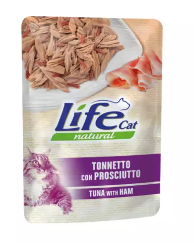 LifeCat Tonnikala & Kinkku 70g - Life märkäruoat - 8034105423787 - 1