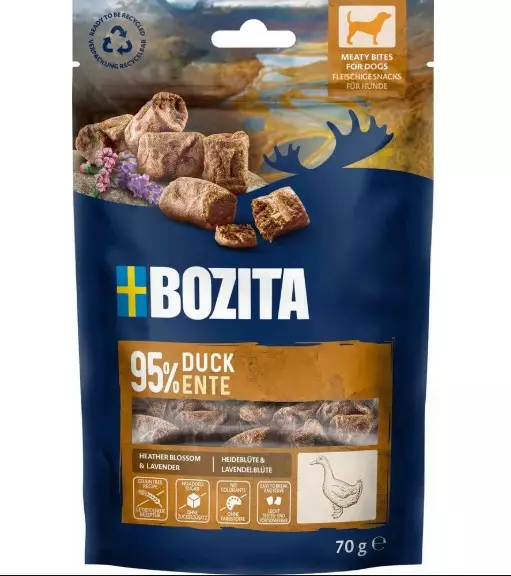 Bozita meatybites Duck 70g - Koiran makupalat ja herkut - 7311030711617 - 1