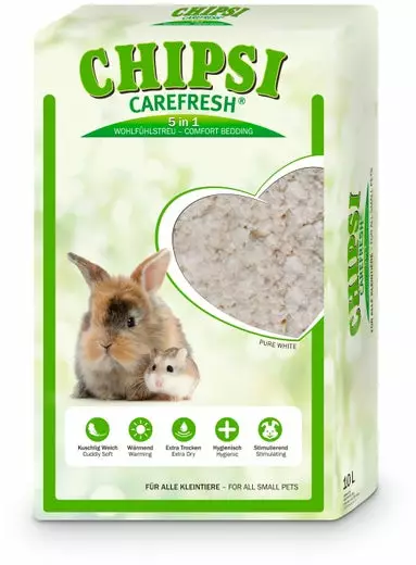 Chipsi CareFresh Pure White 10L - Purut ja muut pohjamateriaalit - 066380000887 - 1