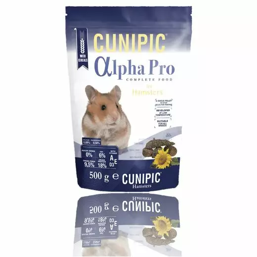 Cunipic alpha Pro hamster - Kanien ja jyrsijöiden pelletit - 8437013149587 - 1