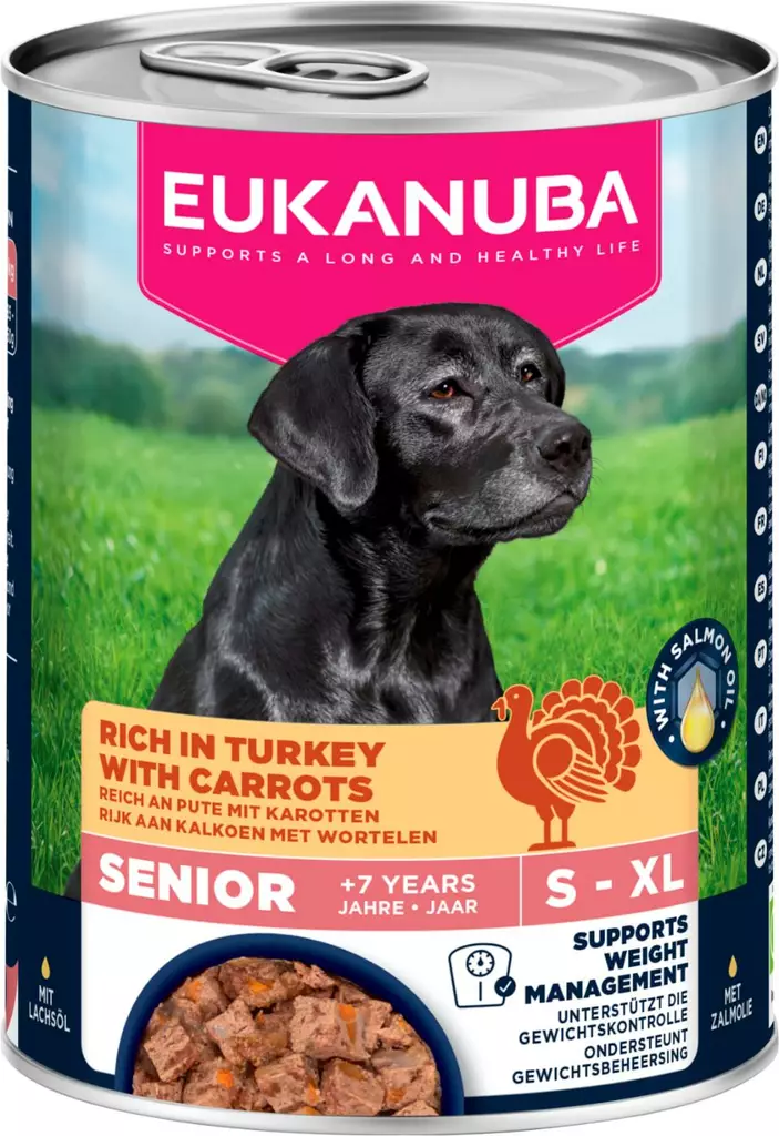 Eukanuba senior turkey with carrots 400g - Muut märkäruokamerkit - 8710255206257 - 1