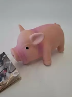 Koiranlelu lateksinen possu 12cm - Koiran lateksi- ja muovilelut - 5400585096897 - 1