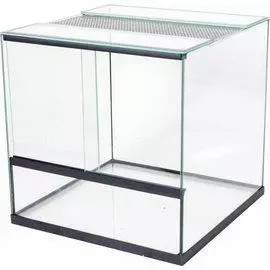 Lasiterraario metallliverkolla, liukuove - Matelijoiden terraariot - 7350004258277 - 1