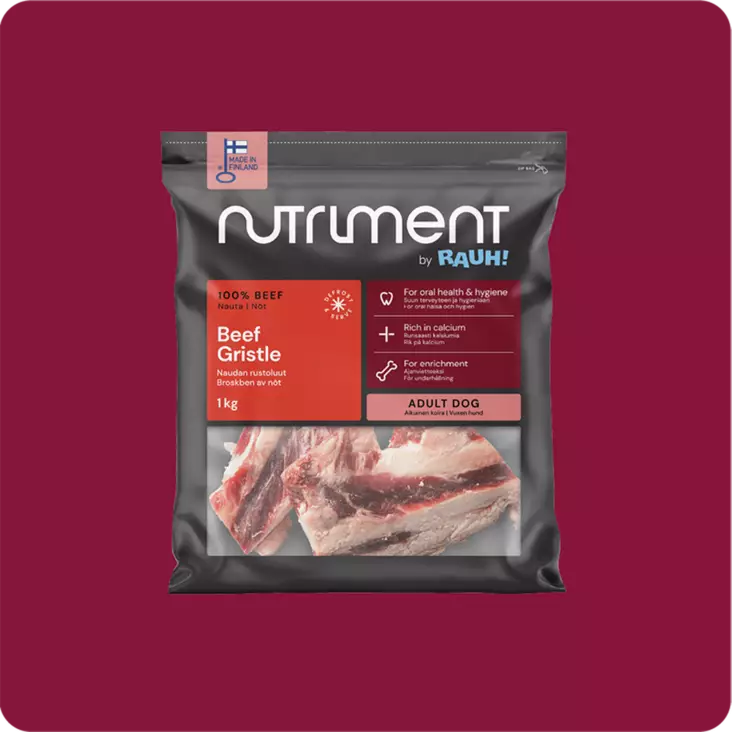 Nutriment Naudan rustoluut 1kg - Muut koiran pakasteruoat - 6410180002017 - 1