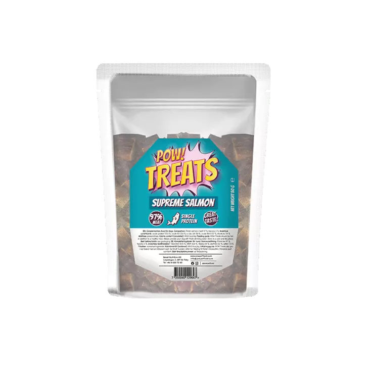 POW Supreme Salmon herkut 50g - Koiran makupalat ja herkut - 7350040129647 - 1