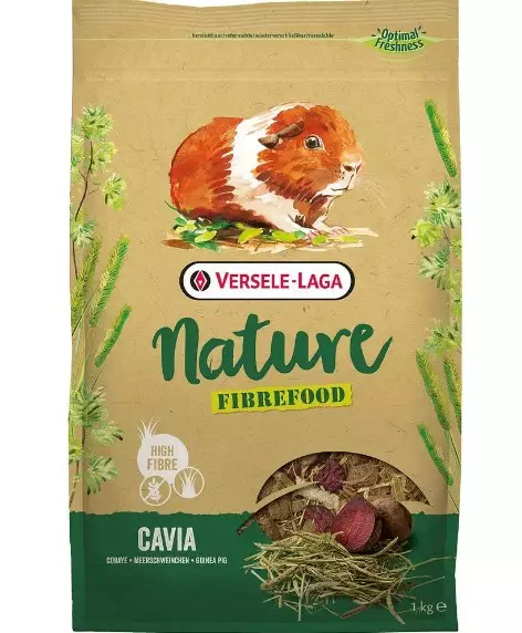 VL nature fiberfdood cavia 1kg - Kanien ja jyrsijöiden seokset - 5410340614297 - 1