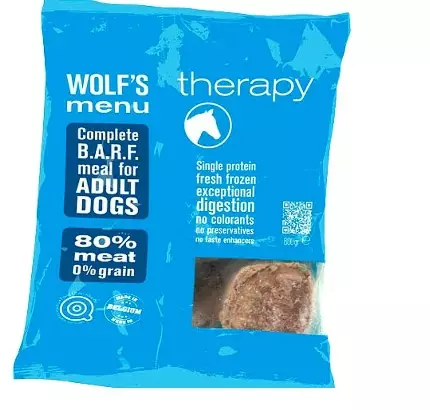 Wolf's Menu Therapy Hevonen - Muut koiran pakasteruoat - 5420070900157 - 1