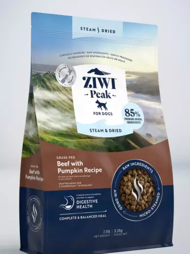 Ziwipeak steam and dried beef+ pumpkin - Ziwipeak kuivaruoat - 9421038210017 - 1