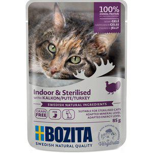 Bozita Indoor&Sterlised Kalkkuna 85g - Bozita märkäruoat - 7300330036438 - 1