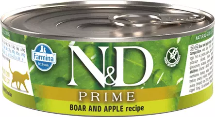 N&D Wild Boar&Apple 80g - N&D märkäruoat - 8606014102048 - 1