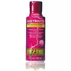 Exoterra Elektrolyytti- & D3-lisä 120ml - Matelijoiden vitamiinit - 015561219938 - 1