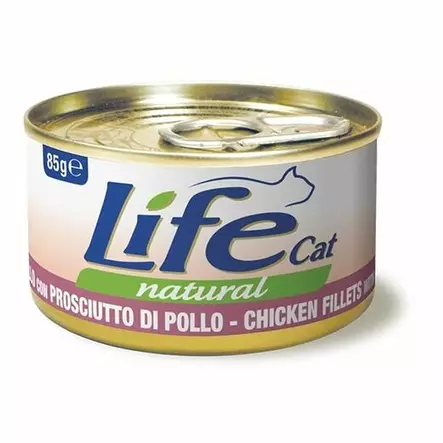 Lifecat kananfilee&kanankoipi 85g - Life märkäruoat - 8034105422728 - 1