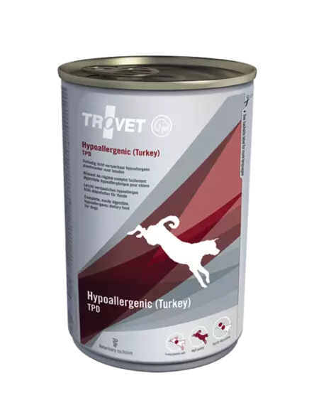 Trovet Hypoallergenic 400g kalkkuna - Eläinlääkäriruuat - 8716811000758 - 2