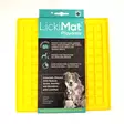 LickiMat Playdate Keltainen 20x20cm - Koiran muoviset ruokakupit - 9349785001118 - 1