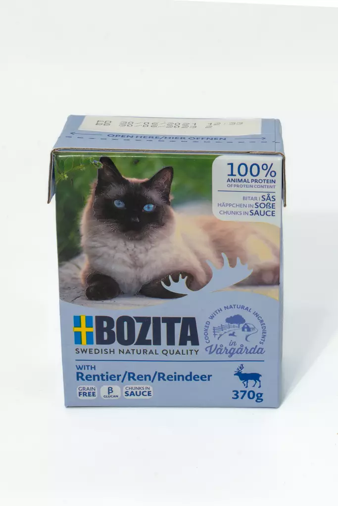 Bozita Poro Kastikkeessa 370g - Bozita märkäruoat - 7300330049308 - 1